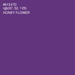 #61347D - Honey Flower Color Image